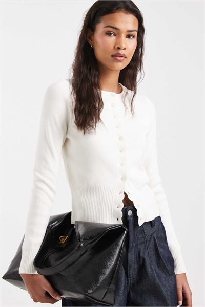 Кардиган с волнистым краем артикул 152472985