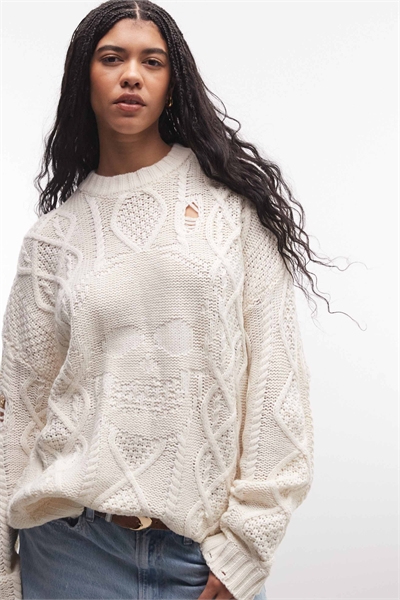 Шапка с узором «косточка» артикул 155771908