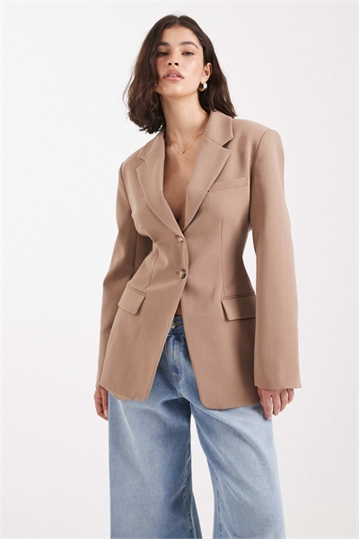 Блейзер с зауженной талией артикул 149438408
