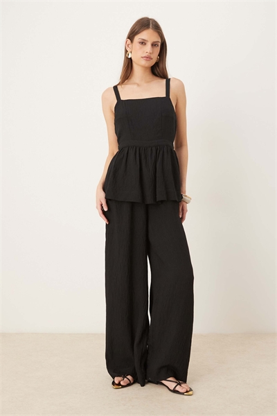 Комбинезон с баской на талии артикул 153024438