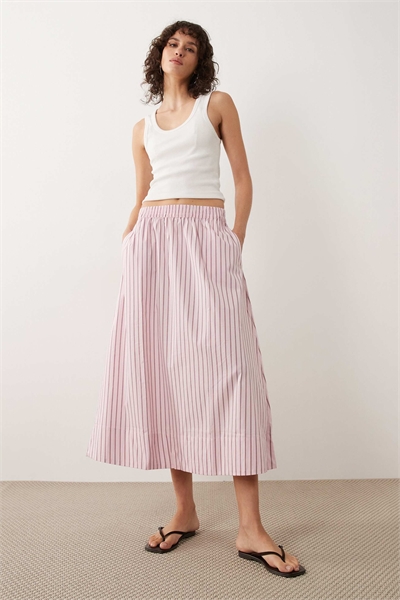 Юбка средней длины из поплина артикул 153836908