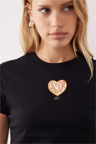 Футболка с надписью «Love patch» артикул 154647163