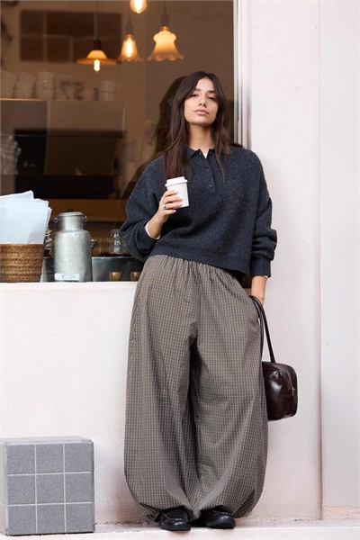 Брюки-блумеры из поплина артикул 155808710