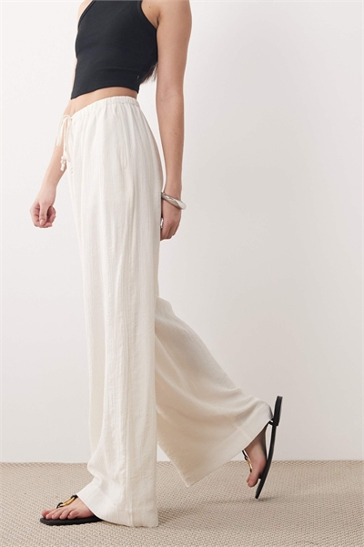 Брюки с гофрированной тканью, надеваемые через голову артикул 155637671