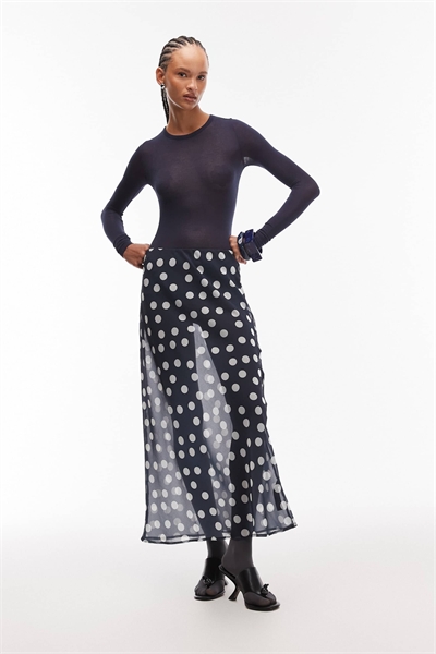 Прозрачная юбка макси артикул 152234026