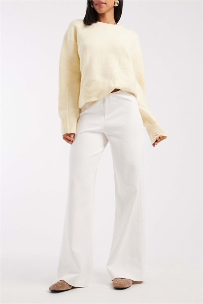 Брюки из джерси с широкими брючинами артикул 153086919