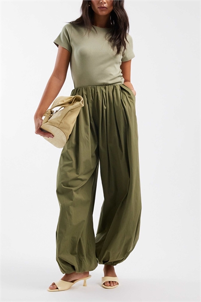 Брюки Bubble из поплина артикул 152354489