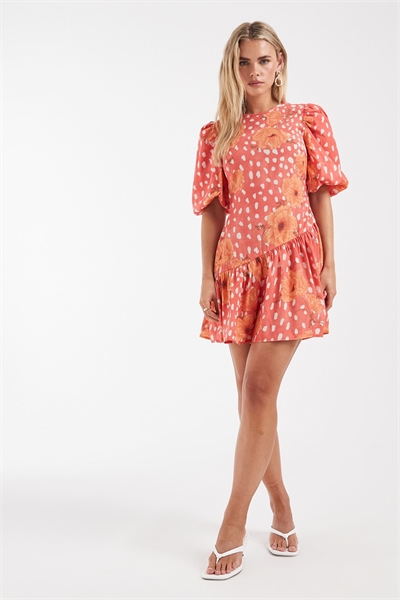 Мини-платье Petite Poppy с буфчатыми рукавами артикул 154964845