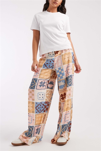 Брюки из смесовой ткани, надеваемые через голову артикул 150662560