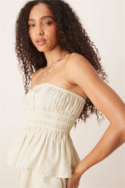 Бандо с рюшами от Belle Beach с льном артикул 140396793