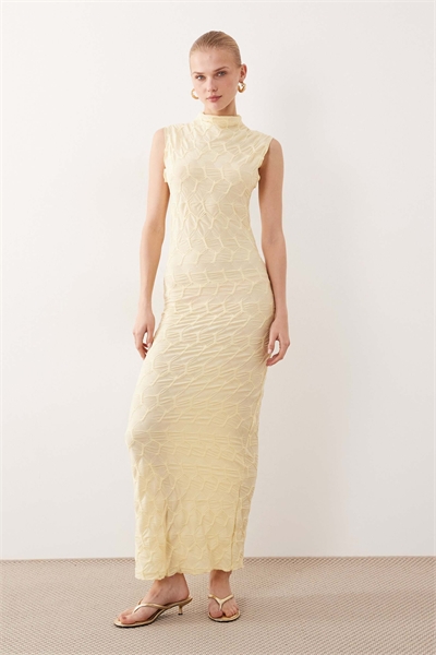 Макси-платье из фактурного джерси артикул 154871571