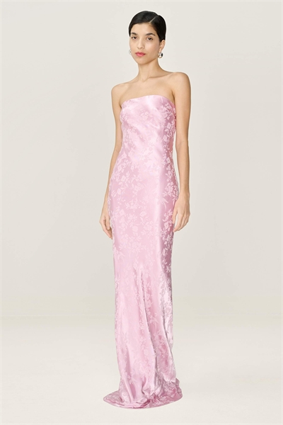 Платья amdra: макси-платье без бретелек с цветочным принтом артикул 155950986