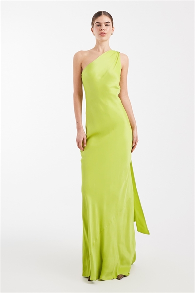 Макси-платье с одним плечом и шарфом для подружки невесты артикул 153576610