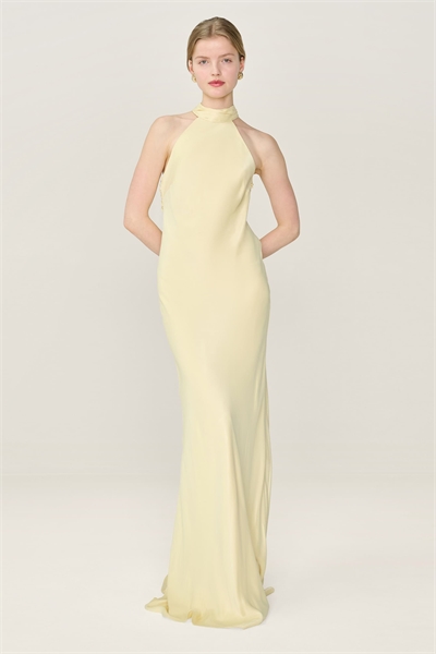 Платье Milos: макси-платье с завязками на шее и поясом артикул 155951537