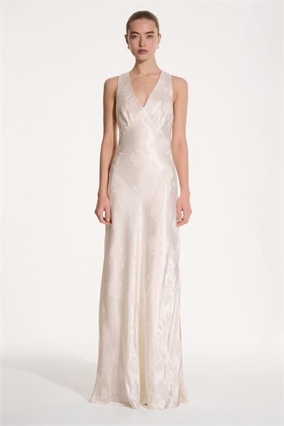 Свадебное макси-платье с цветочным принтом Kew артикул 148552486