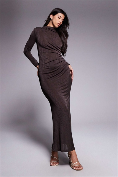 Эксклюзивное макси-платье из джерси с драпировкой артикул 150202180