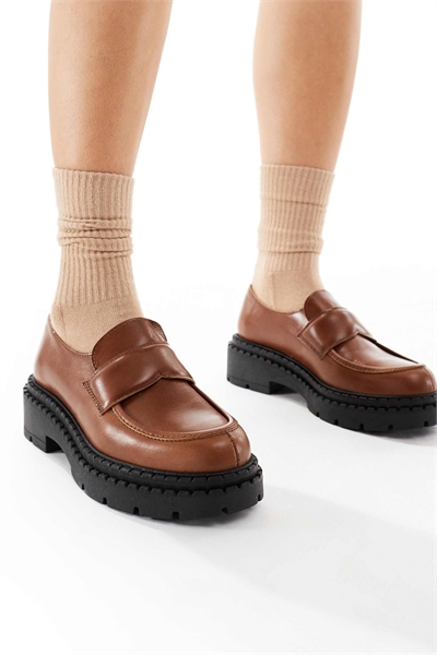 Лоусон массивные мокасины из кожи коричневого цвета артикул 149151150