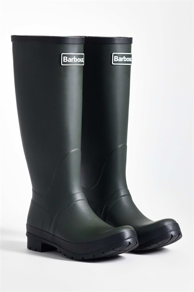 Высокие резиновые сапоги Abbey с логотипом оливкового цвета артикул 127284965