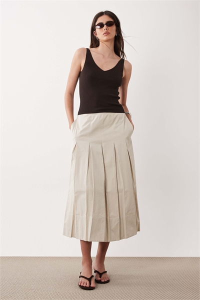Юбка-миди с широкими складками от Kirby артикул 154715403