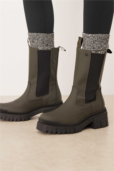 Ботинки Sidneigh Chelsea оливкового цвета артикул 150039380