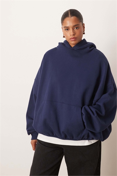 Оверсайз-худи премиум-класса из плотной ткани с капюшоном артикул 148383175