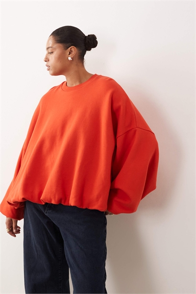 Свитшот с закругленным подолом артикул 149426926