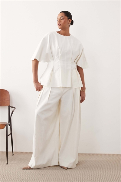 Брюки с гофрированными складками co-ord артикул 153255061