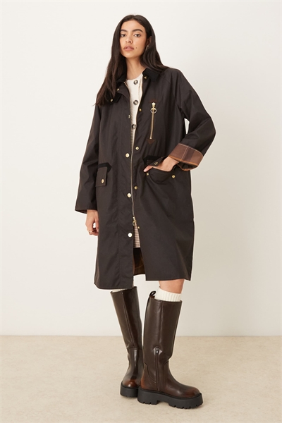 Куртка из вощеной ткани Evette артикул 149963375