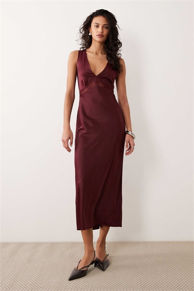 Атласное платье Zarita Midaxi артикул 155333818