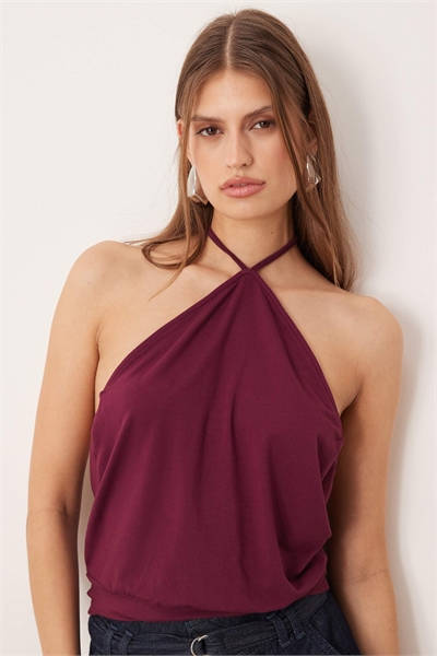 Топ с завязками на шее от Dyilla артикул 152624244