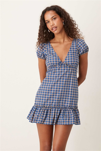 Мини-платье Марика в клетку артикул 149953264