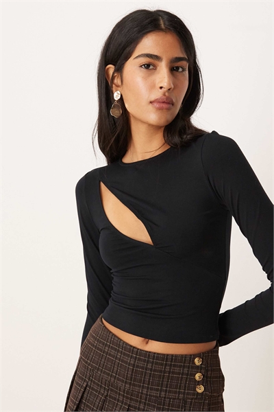 Топ Nyla с длинными рукавами и вырезами артикул 153492205