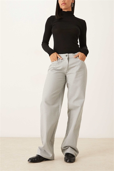 Брюки с низкой посадкой и параллельным кроем артикул 152624236