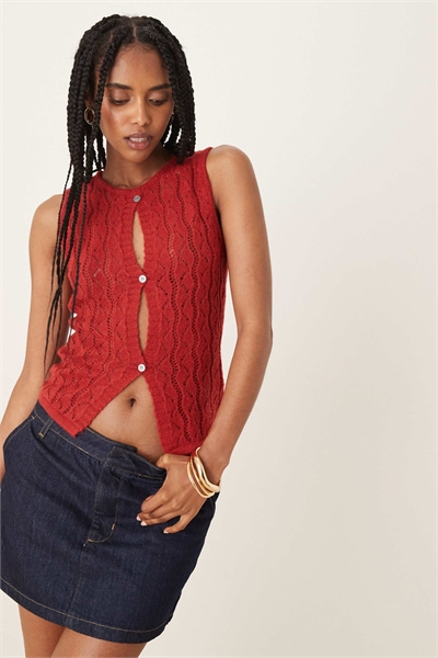 Трикотажная майка с пуговицами Birama артикул 148028294