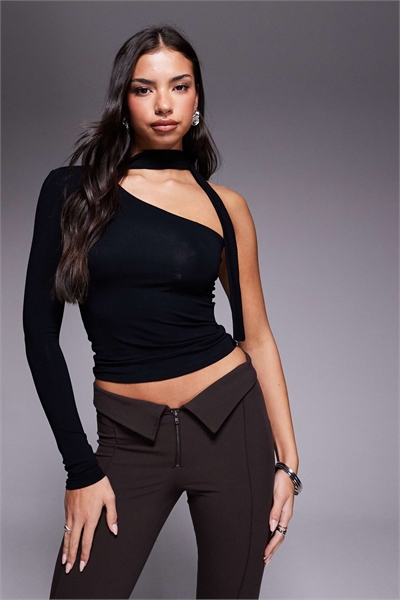 Топ с одним рукавом и шарфом от Jayahe артикул 153492204