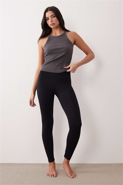 Бесшовные мягкие леггинсы с высокой талией артикул 153753615