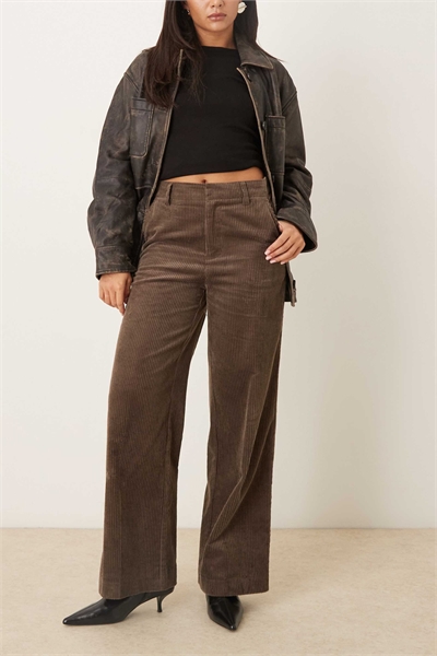 Брюки из вельвета с высокой талией артикул 151999850