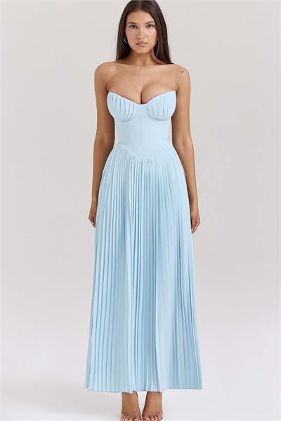 Платье-макси с плиссировкой от Marcella артикул 149634746