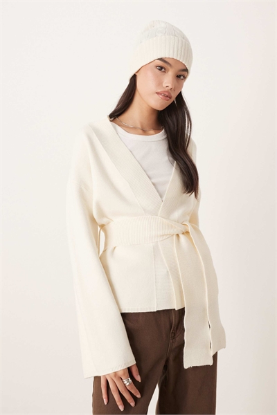 Вязанный кардиган-кимоно артикул 149853420