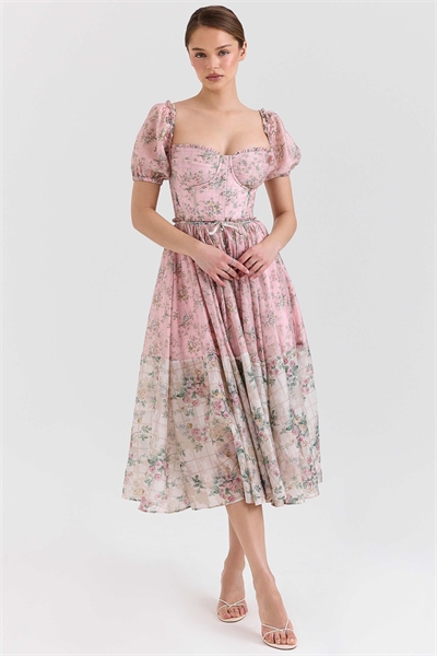 Платье-миди из шифона «Пенелопа» артикул 149049539