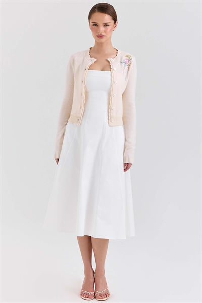 Кардиган с вышивкой «Анжу» артикул 147861594