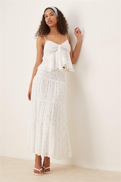 Многослойная юбка макси артикул 143378506