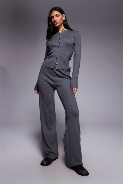 Эксклюзивные брюки из тонкого трикотажа с широкими брючинами co-ord артикул 153527871