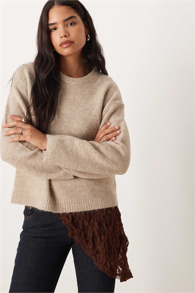 Свитер из шерсти альпаки с круглым вырезом артикул 149593167