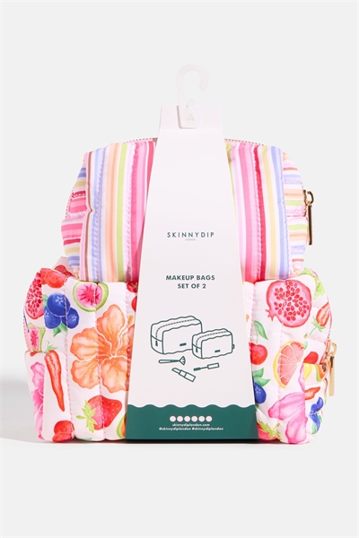 Набор косметичек с принтом в виде экзотических цветов артикул 156136552