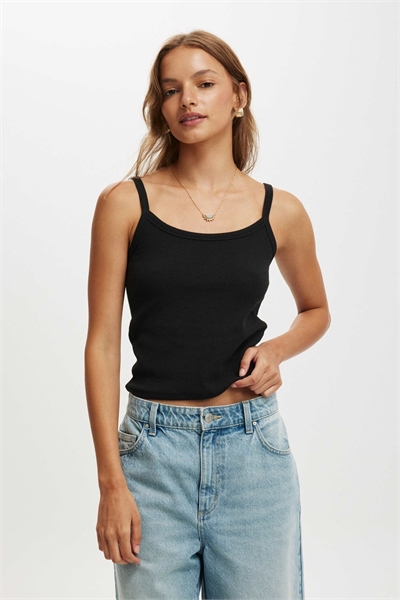 Топ-бюстгальтер Goldie с вырезом и ребристой отделкой артикул 156354017