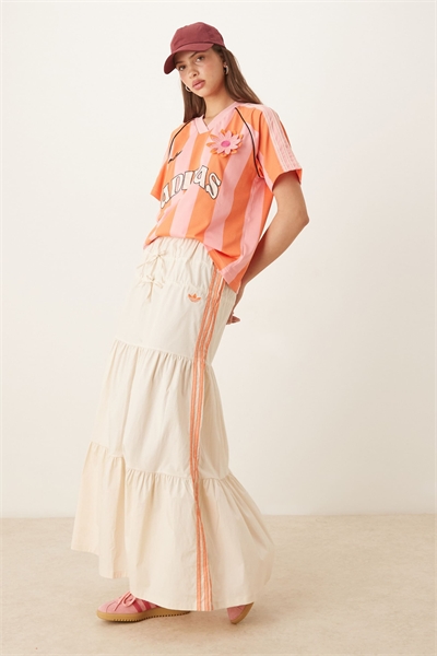 Макси-юбка с тремя полосками, связанная крючком артикул 139958687