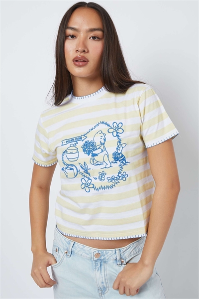 Детская футболка Disney с Винни-Пухом в полоску артикул 156136678