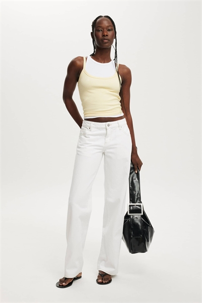 Топ-бюстгальтер Goldie с вырезом и ребристой отделкой артикул 156354555