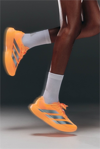 Adidas Running Adizero EVO SL оранжевого и серебристого цвета артикул 143962170